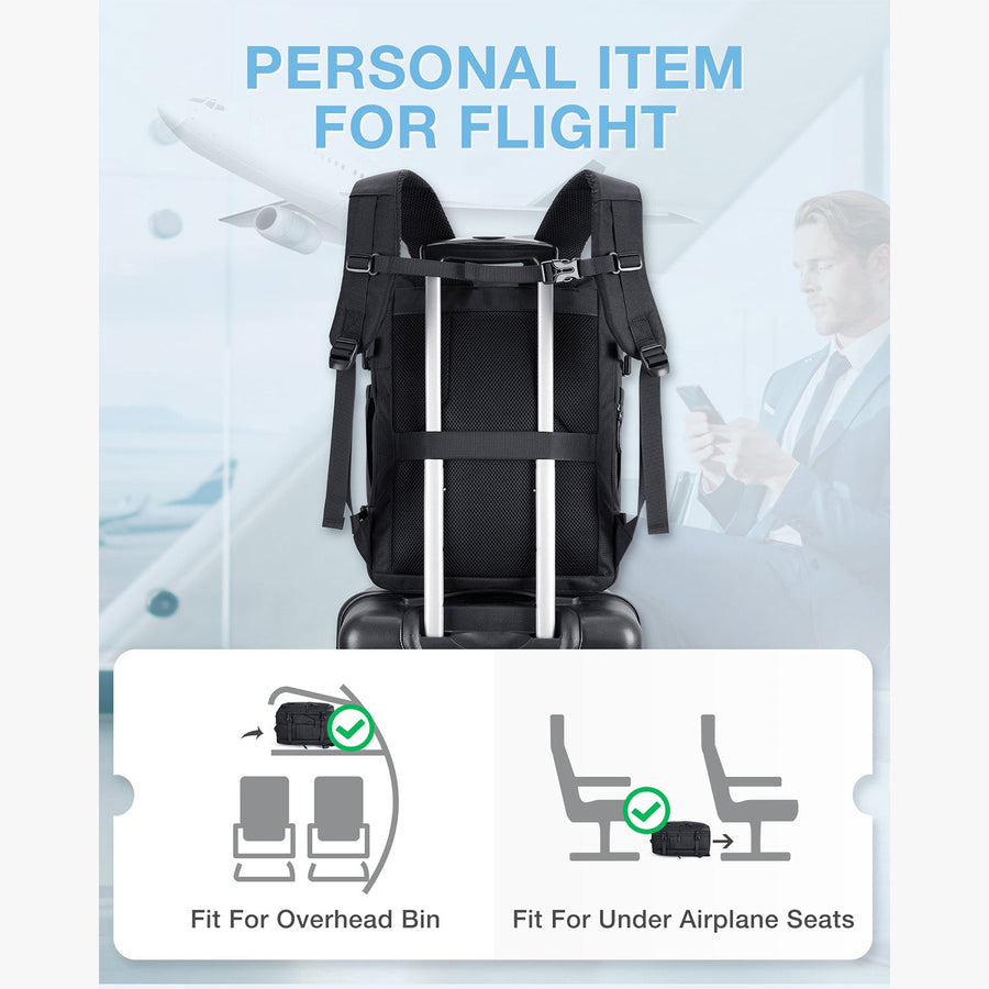 Falco 40L Expandable Airline Approved Carry On Backpack